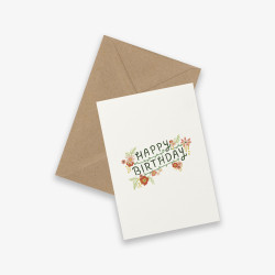 Greeting Cards, KARTOTEK / Floral Birthday