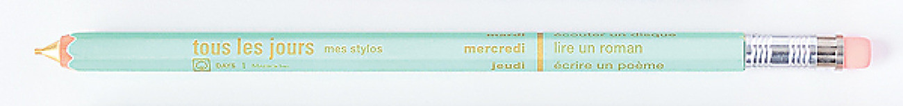 Mechanical pencil with eraser, DAYS / Mint
