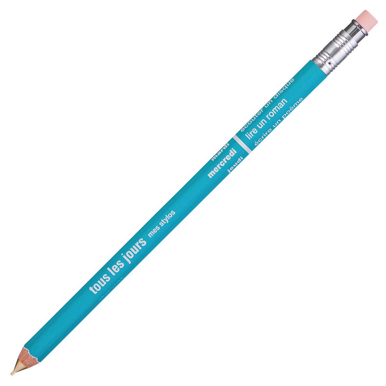 Mechanical pencil with eraser, DAYS / Turquoise