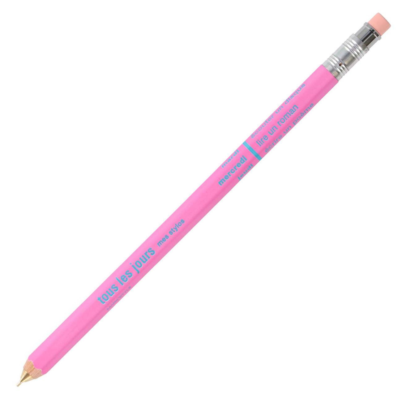 Mechanical Pencil with Eraser, DAYS / Vivid Pink