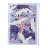 2027 Diary A6 Japan , Birds Purple