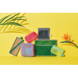Spring Frame Pouch, MESH / Sunrise Blue