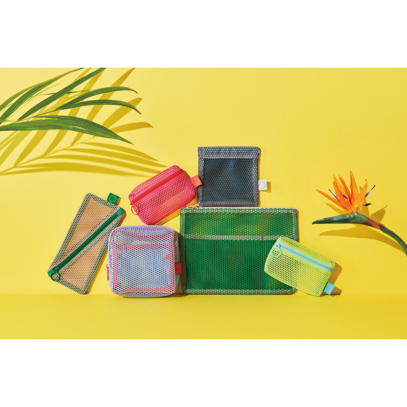 Spring Frame Pouch, MESH / Fresh Green