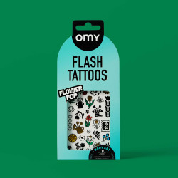 FLASH TATTOO / FLOWER POWER - OMY