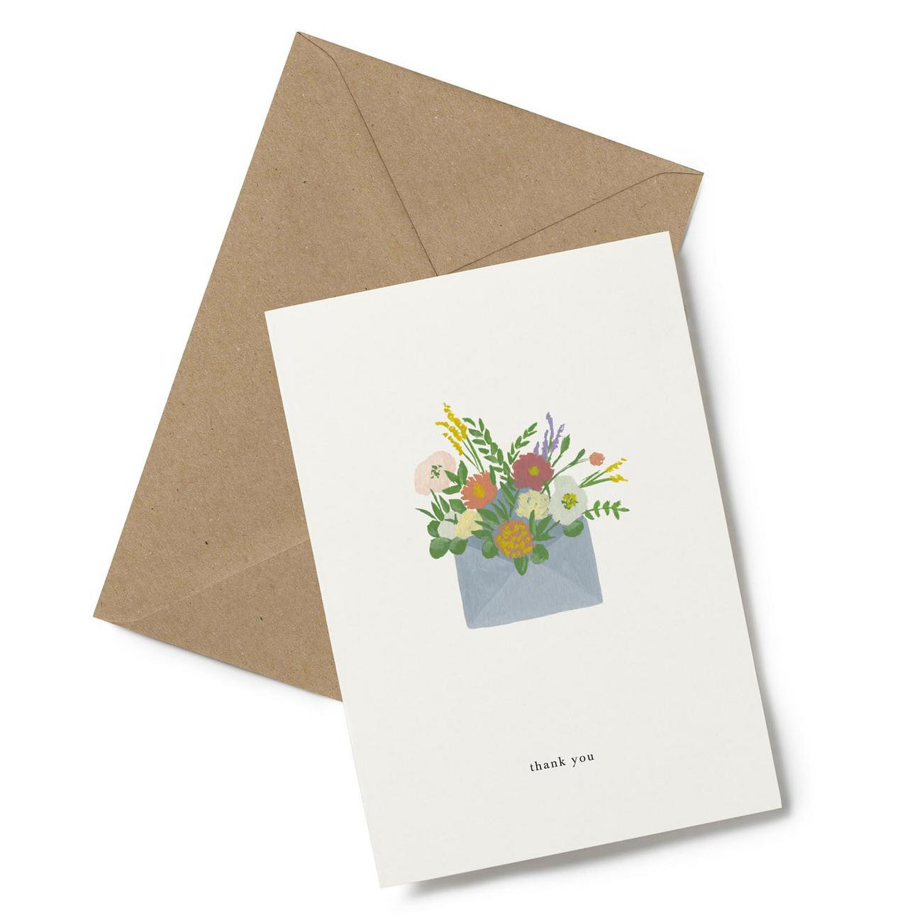 Greeting Card, KARTOTEK / Flower Envelope