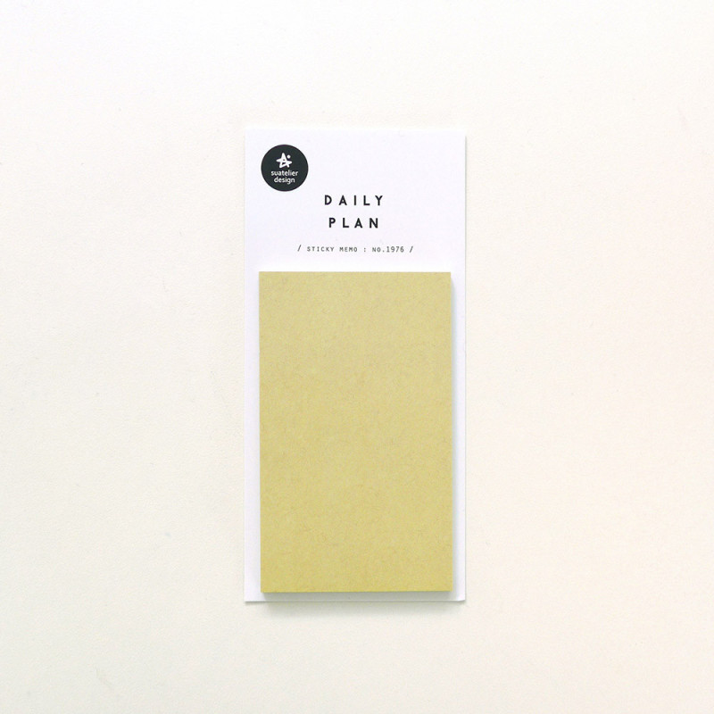 STICKY MEMO daily plan.62 / SUATELIER