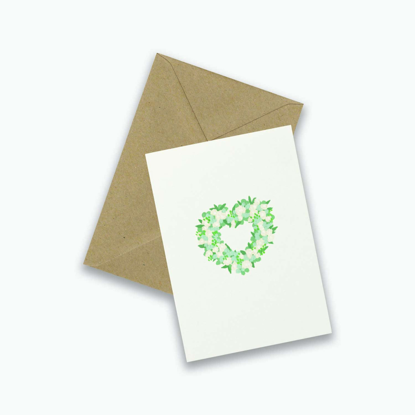 Greeting Card, KARTOTEK / Heart Wreath