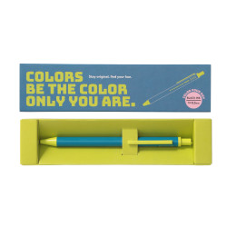 Gel Metal Ball Pen / MARK'STYLE Colors / Deep Blue