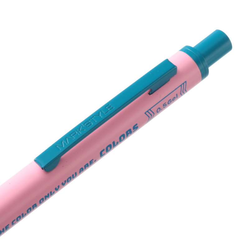 Gel Metal Ball Pen / MARK'STYLE Colors / Pink
