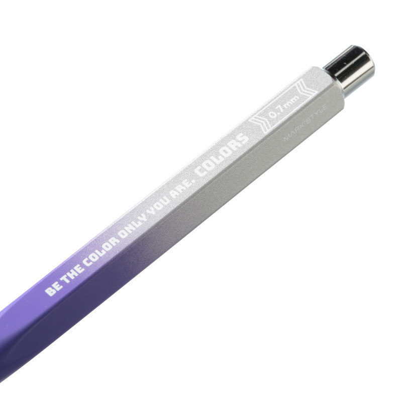 Gel Metal Ball Pen / MARK'STYLE Gradient / Cyber Purple