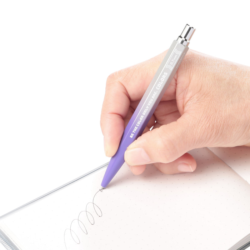 Gel Metal Ball Pen / MARK'STYLE Gradient / Cyber Purple