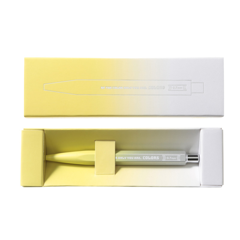Gel Metal Ball Pen / MARK'STYLE Gradient / Neon Yellow