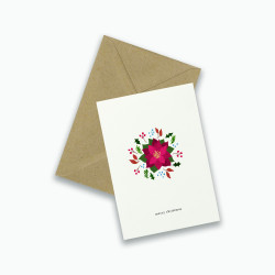 Greeting Card, KARTOTEK / Poinsettia