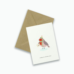 Greeting Card, KARTOTEK / Christmas Robin