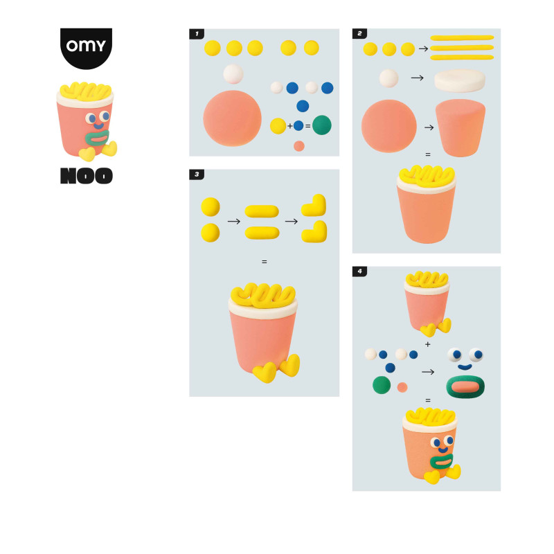 AIR DRY CLAY - NOO  / OMY