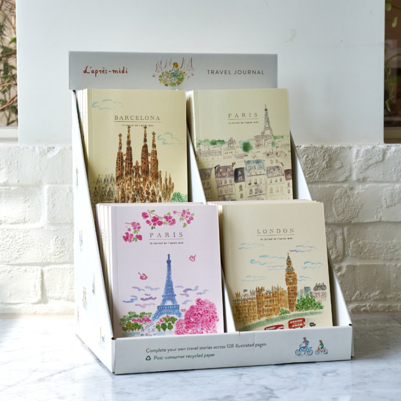 CARTON DISPLAY TRAVEL JOURNAL / PANSY DAISY