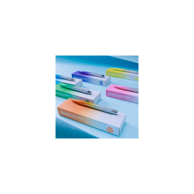Gel Metal Ball Pen / MARK'STYLE Gradient / Aqua Blue
