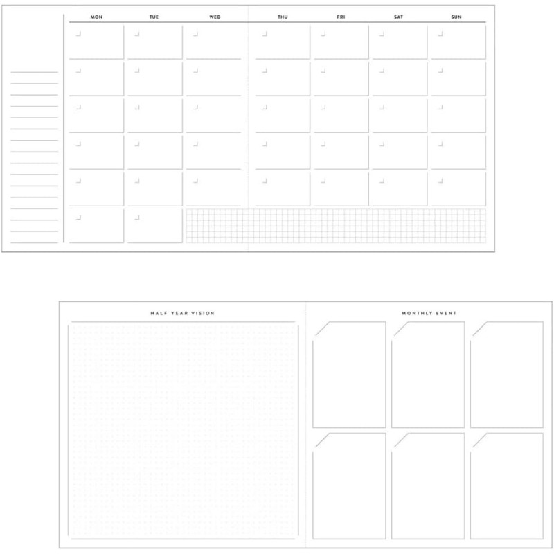 Log Diary Day Free Daily / Pale Yellow