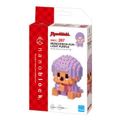 MONCHHICHI-KUN, Light Purple / NANOBLOCK