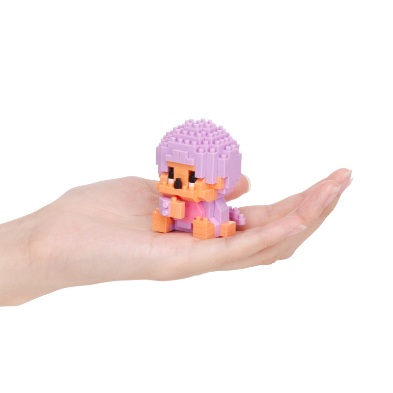 MONCHHICHI-KUN, Light Purple / NANOBLOCK