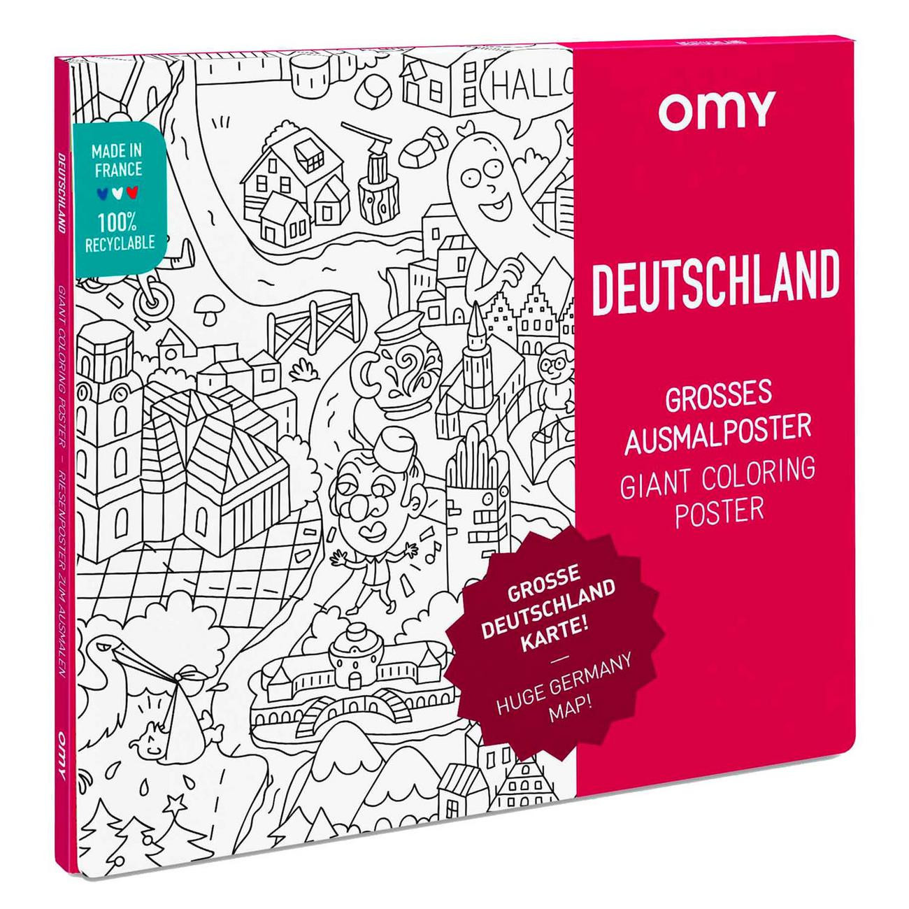 Deutschland Giant Poster 70x100 / OMY