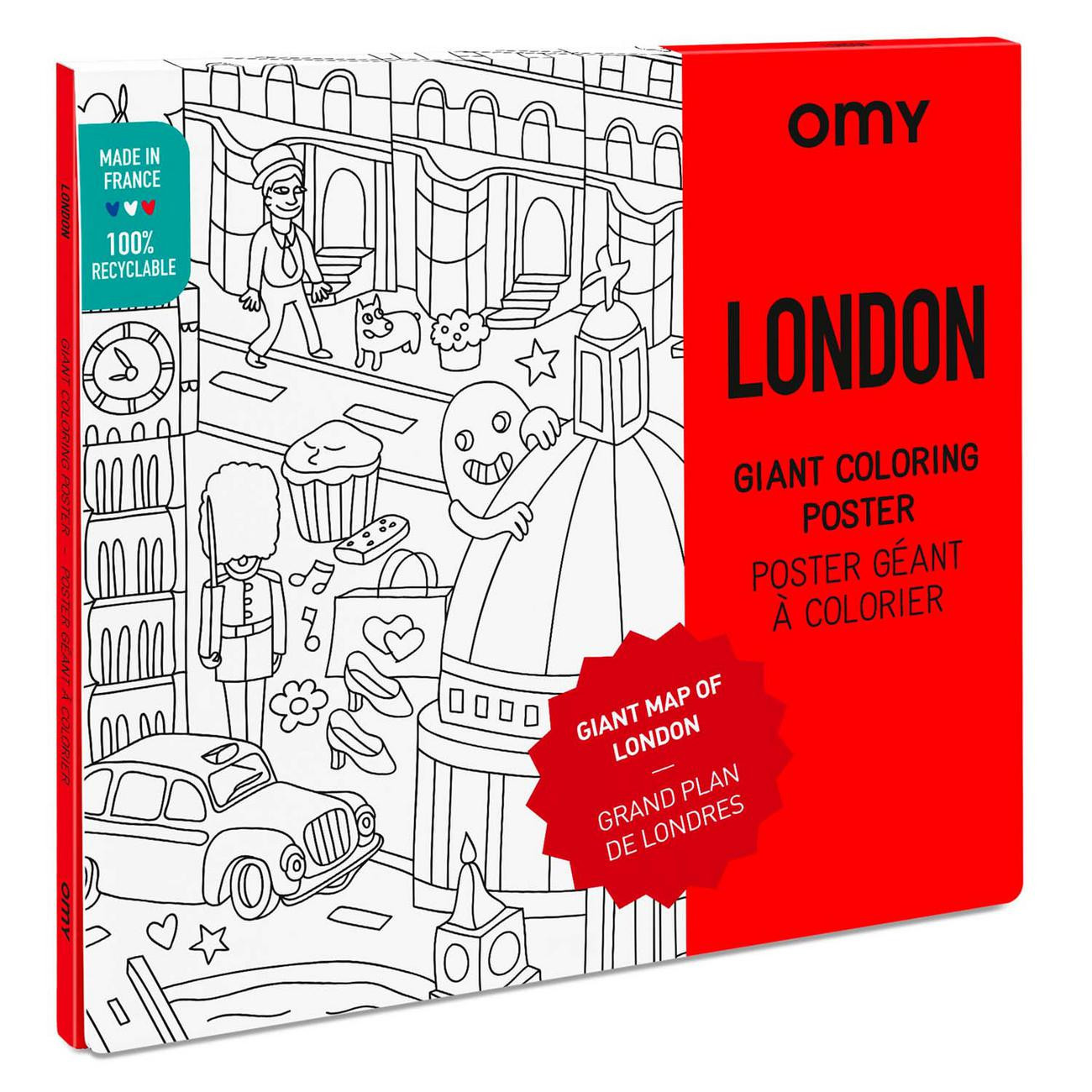 London Giant Poster 70x100 / OMY