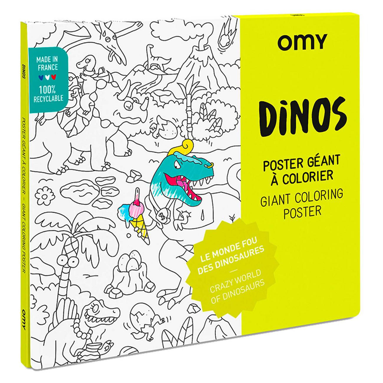 Dinos Giant Poster 70x100 / OMY