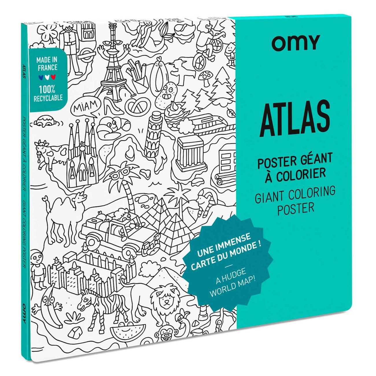 Atlas Giant Poster 70x100, OMY